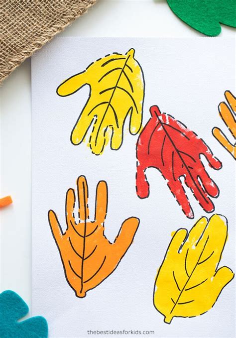 fall handprint craft|free printable handprint art.